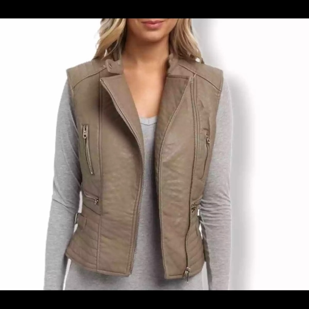 Members Only Leather Vest